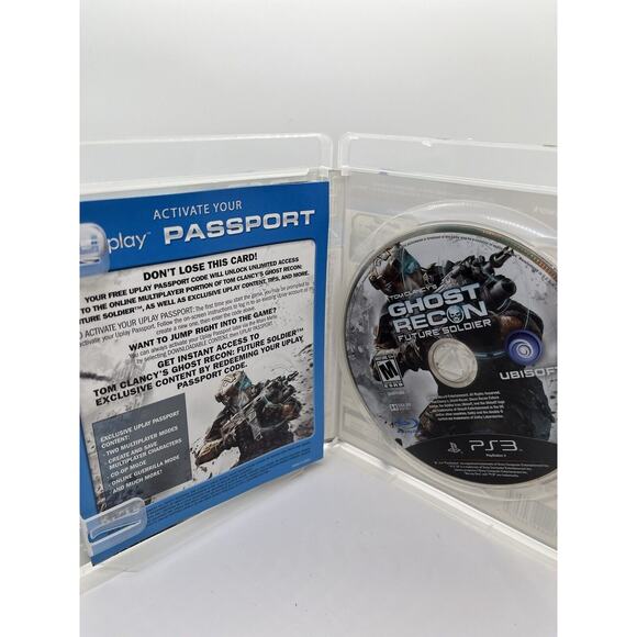 Tom Clancy's Ghost Recon: Future Soldier (Sony PlayStation 3, 2012) CIB - Tested - Picture 8 of 9